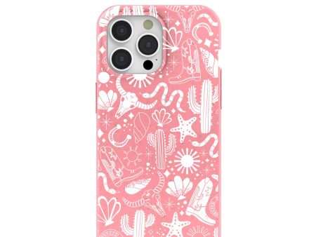 Bubblegum Pink Coastal Rodeo iPhone 15 Pro Max Case Online Sale