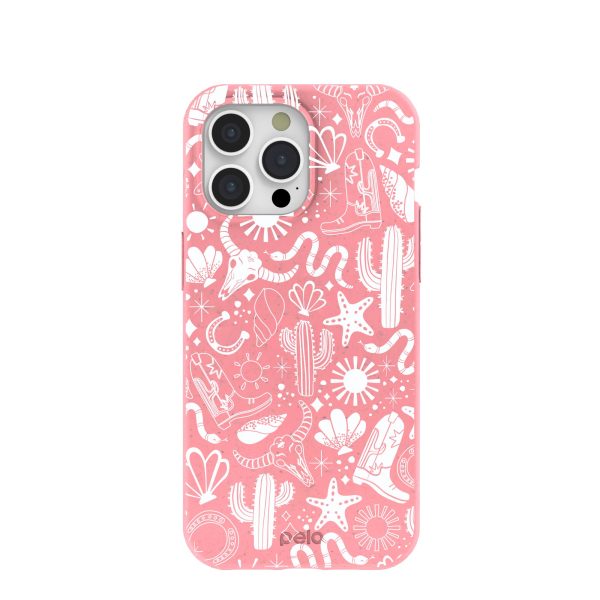 Bubblegum Pink Coastal Rodeo iPhone 15 Pro Max Case Online Sale