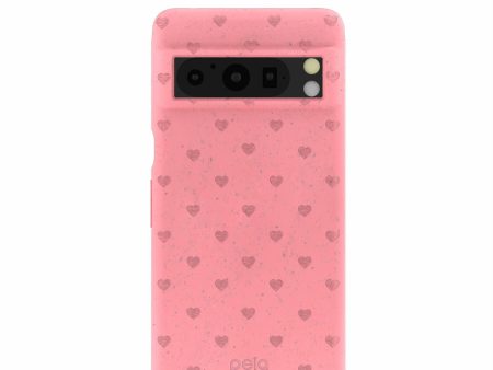 Bubblegum Pink Hearts Google Pixel 8 Pro Case Sale