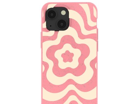 Bubblegum Pink Morning Flower iPhone 13 Mini Case Cheap