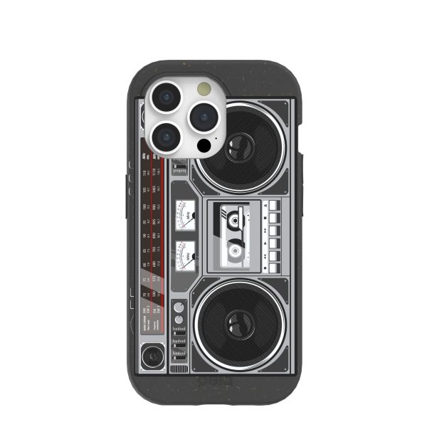 Black Boombox iPhone 15 Pro Case Supply