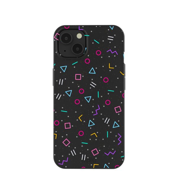 Black Neon Nostalgia iPhone 13 Case Hot on Sale