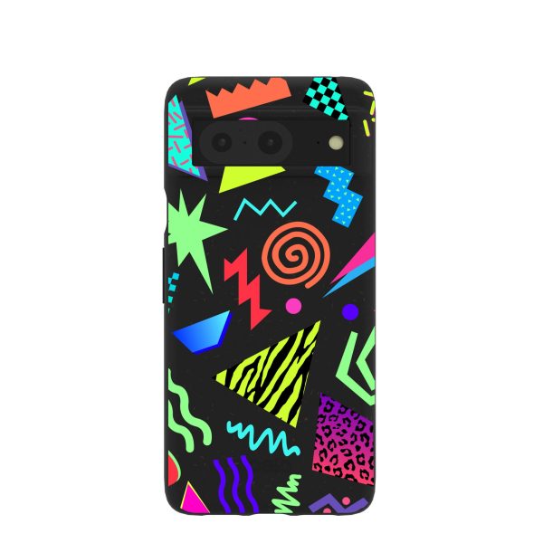 Black Neon Blast Google Pixel 8 Case For Cheap