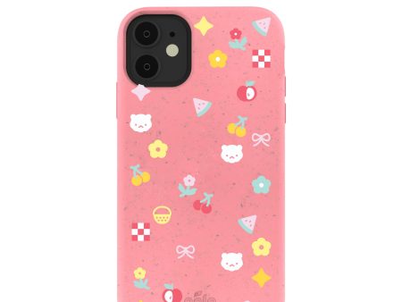 Bubblegum Pink Pretty Picnic iPhone 11 Case Online