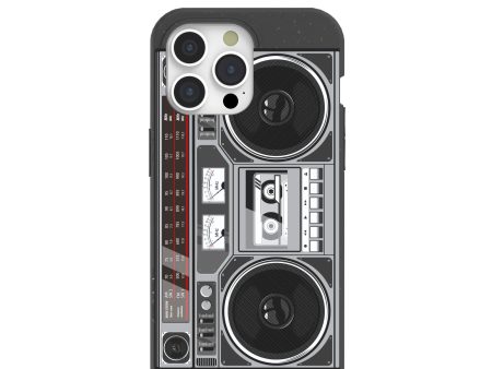 Black Boombox iPhone 15 Pro Max Case Hot on Sale