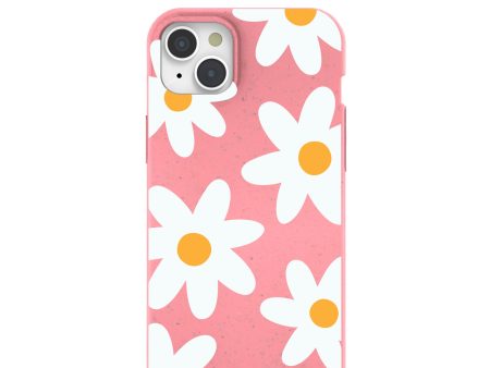 Bubblegum Pink Daisy iPhone 15 Plus Case Supply