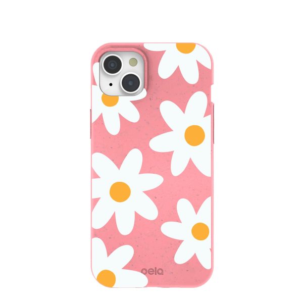 Bubblegum Pink Daisy iPhone 15 Plus Case Supply