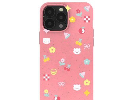 Bubblegum Pink Pretty Picnic iPhone 13 Pro Max Case on Sale