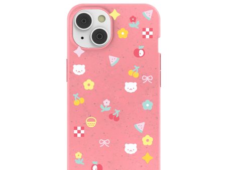 Bubblegum Pink Pretty Picnic iPhone 14 Case Sale