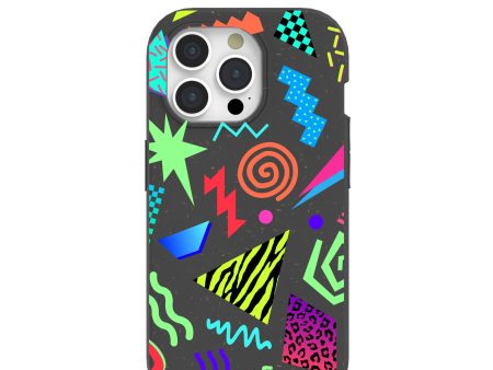 Black Neon Blast iPhone 15 Pro Case For Sale