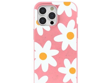 Bubblegum Pink Daisy iPhone 15 Pro Max Case Discount