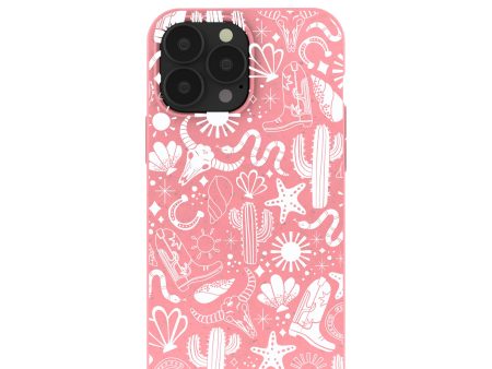 Bubblegum Pink Coastal Rodeo iPhone 13 Pro Max Case Hot on Sale