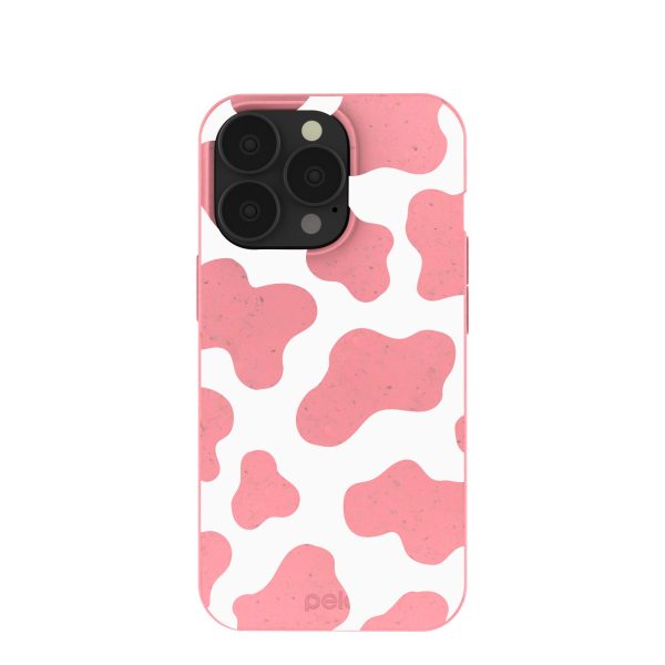 Bubblegum Pink Cow iPhone 13 Pro Case Online