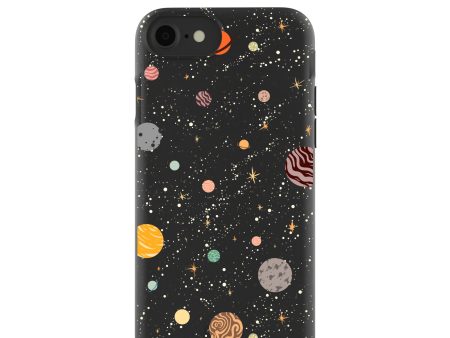 Black Galactic Glow iPhone 6 6s 7 8 SE Case Hot on Sale