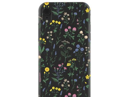 Black Shadow Blooms iPhone XR Case Fashion