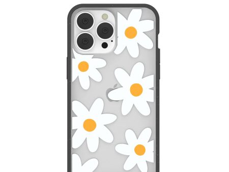 Clear Daisy iPhone 13 Pro Max Case With Black Ridge Online