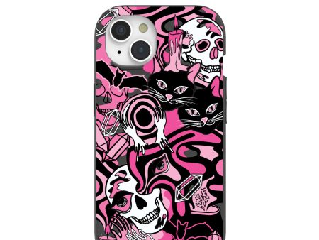 Black Spellbound Ghouls iPhone 15 Case Online Hot Sale