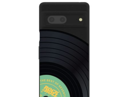 Black Vinyl Vibes Google Pixel 7 Case Supply