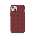 Black Flannel iPhone 14 Plus Case For Sale