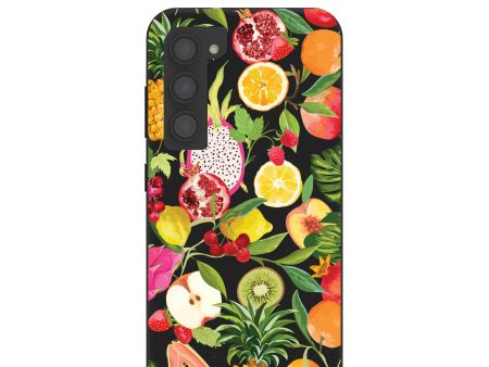 Black Tutti Frutti Samsung Galaxy S23 Case Online Hot Sale