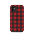 Black Flannel iPhone 12 Mini Case Discount