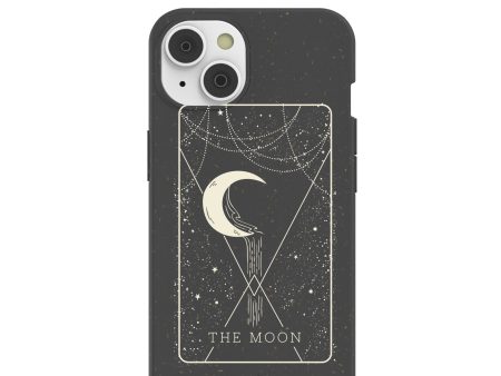 Black The Moon iPhone 14 Case Cheap