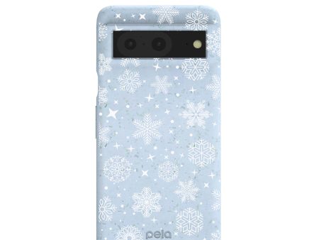 Powder Blue Let it Snow Google Pixel 8 Case Online Hot Sale