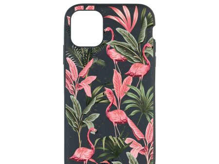 Black Flamingo Party iPhone 11 Case Fashion