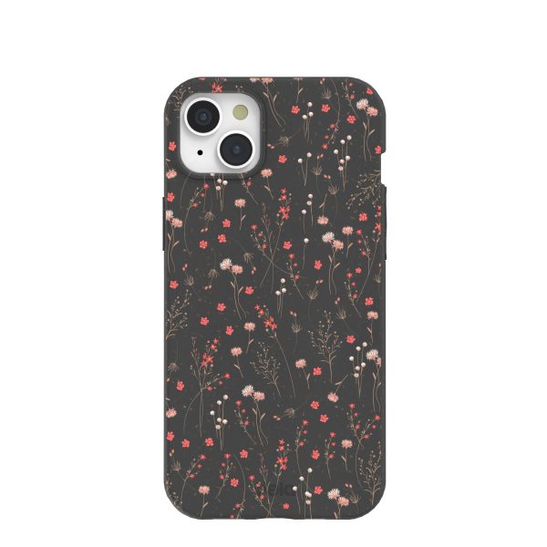 Black Night Garden iPhone 15 Plus Case on Sale