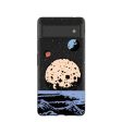 Black Retro Moon Google Pixel 6 Case Online now