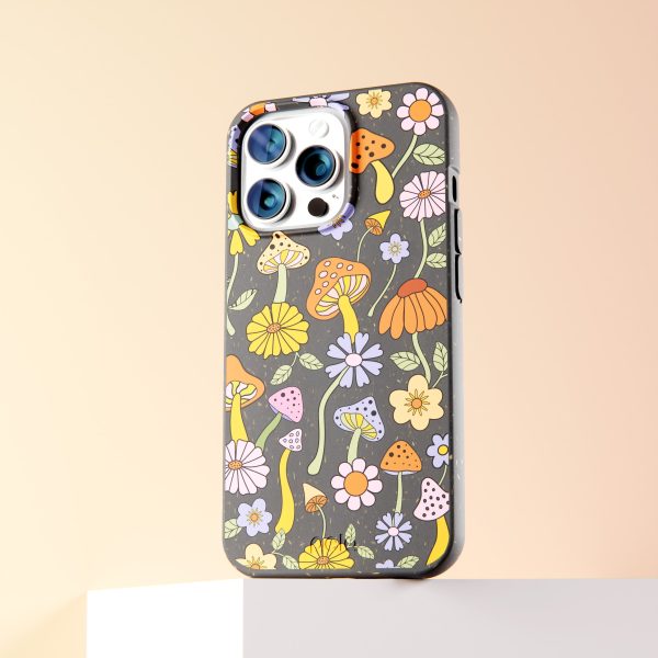 Black Midnight Shrooms iPhone 13 Case Sale