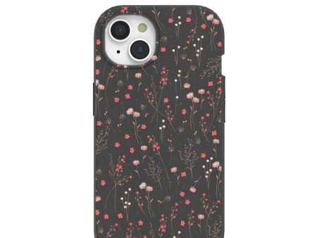 Black Night Garden iPhone 15 Case Fashion