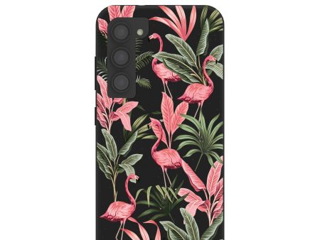 Black Flamingo Party Samsung Galaxy S23 Case Fashion