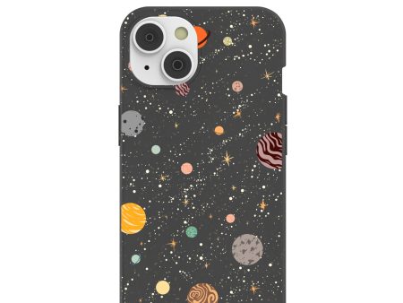 Black Galactic Glow iPhone 14 Case on Sale