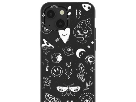 Black Contrast iPhone 13 Mini Case Hot on Sale