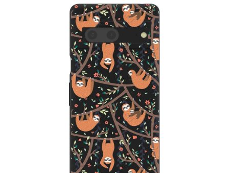 Black Jungle Sloths Google Pixel 7 Case Supply