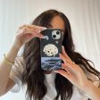 Black Retro Moon Google Pixel 6a Case Supply