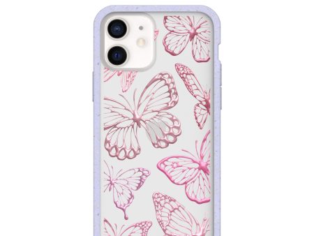 Clear Butterfly Effect iPhone 12  iPhone 12 Pro Case With Lavender Ridge Supply