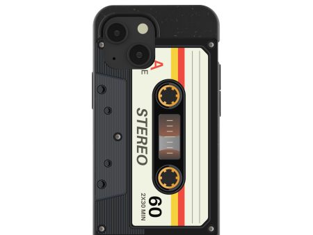 Black Cassette iPhone 13 Mini Case Cheap