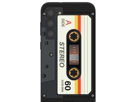 Black Cassette Samsung Galaxy S23+(Plus) Case For Cheap