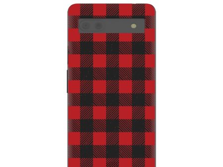 Black Flannel Google Pixel 6a Case Supply