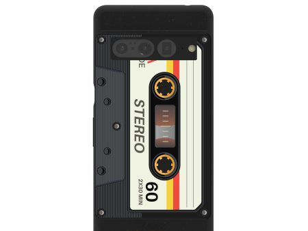 Black Cassette Google Pixel 7 Pro Case Sale