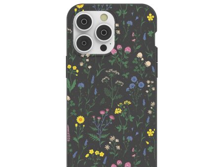 Black Shadow Blooms iPhone 14 Pro Max Case Cheap