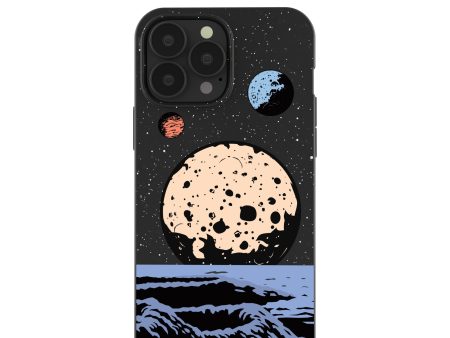 Black Retro Moon iPhone 13 Pro Max Case Online