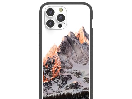 Clear Alps iPhone 14 Pro Max Case With Black Ridge Fashion