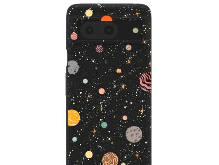 Black Galactic Glow Google Pixel 8 Case Hot on Sale