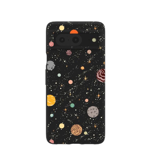 Black Galactic Glow Google Pixel 8 Case Hot on Sale