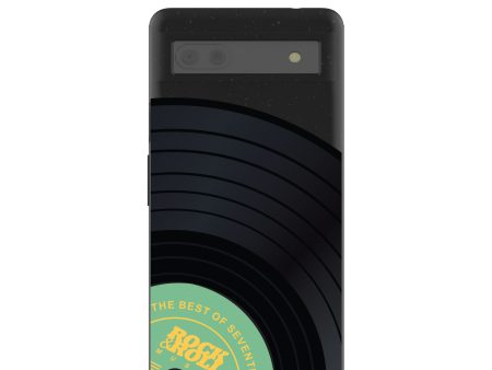 Black Vinyl Vibes Google Pixel 6a Case Hot on Sale