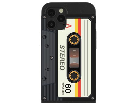 Black Cassette iPhone 12 Pro Max Case For Cheap