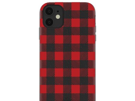 Black Flannel iPhone 11 Case Online